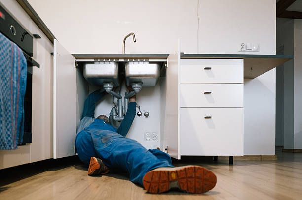 Professional Leak Detection technician working in Granville, OH